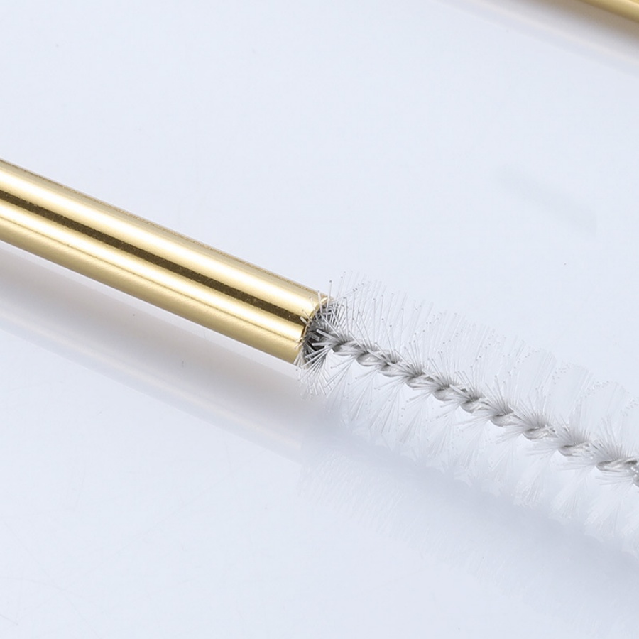 4 ชิ้น reusable gold หลอดชานมน - Reusable Straw บทวิจารณ์และราคา