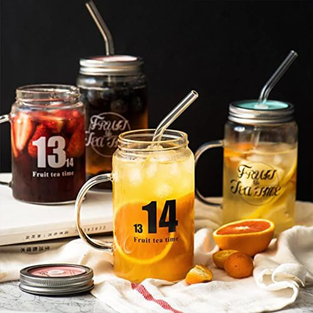 1-10 ชิ้นแก้วฟางชุด Borosilica - Reusable Straw บทวิจารณ์และราคา