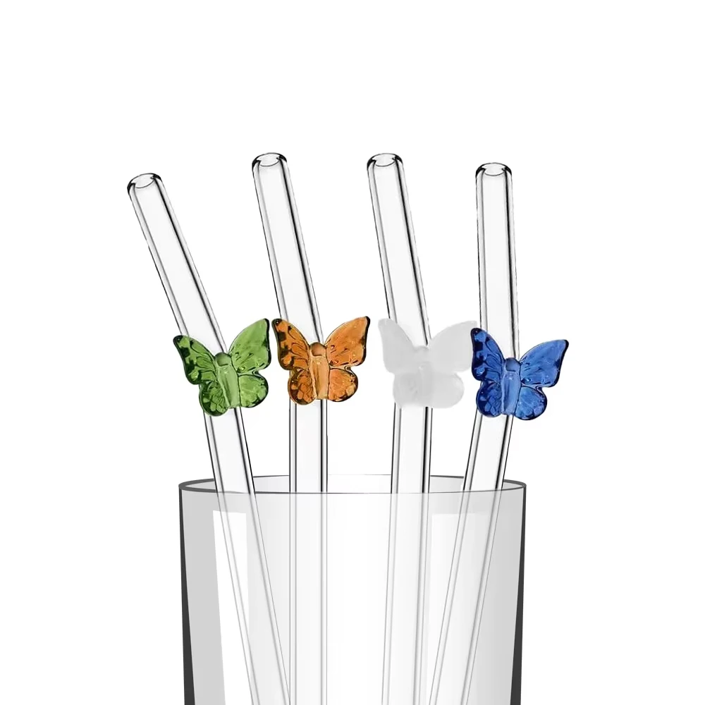 หลอดแก้วรูปโบว์แบบใช้ซ้ำได้ 4  - Reusable Straw บทวิจารณ์และราคา