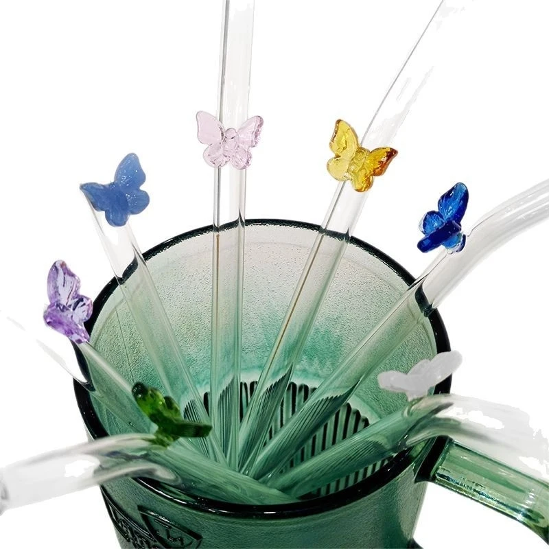 หลอดแก้วรูปโบว์แบบใช้ซ้ำได้ 4  - Reusable Straw บทวิจารณ์และราคา
