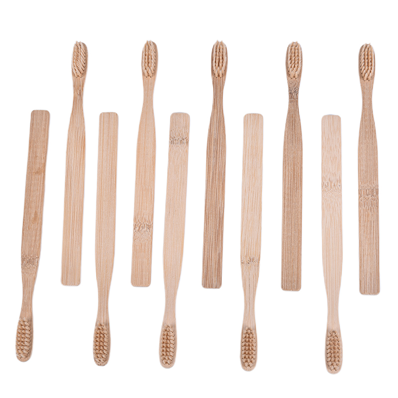 ชุดแปรงสีฟันใยไผ่ธรรมชาติ 10 ช - Bamboo Toothbrush บทวิจารณ์และราคา