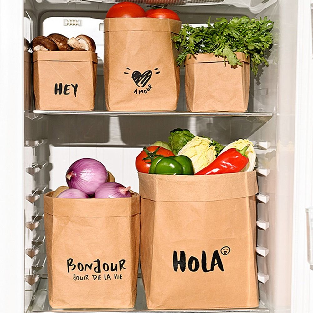 ถุงกระดาษคราฟท์คุณภาพสูง ใช้ซ้ - Reusable Bag บทวิจารณ์และราคา