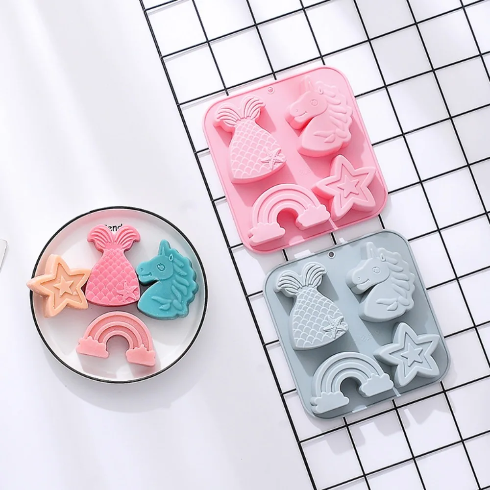 4 หลุม Star Rainbow แม่พิมพ์ช็ - Eco Soap บทวิจารณ์และราคา