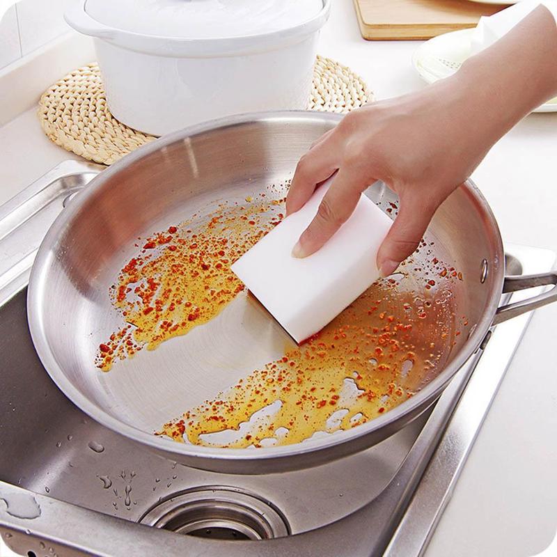 ฟองน้ำเมลามีน 1/50 ชิ้น ฟองน้ำ - Eco Sponge บทวิจารณ์และราคา